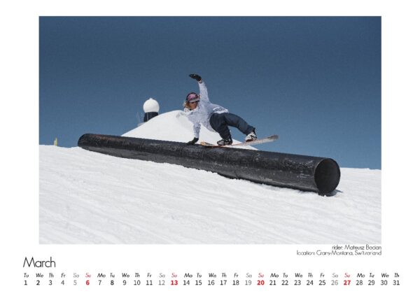 Snowboarding Calendar 2022 igorswieczak