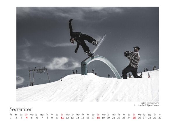 Snowboarding Calendar 2022 igorswieczak