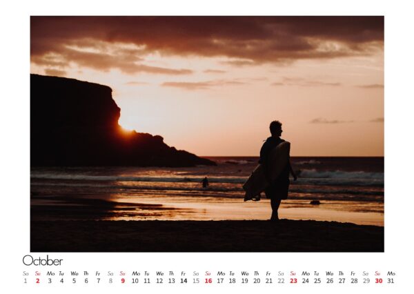 Fuerteventura Vibe calendar igorswieczak surfing