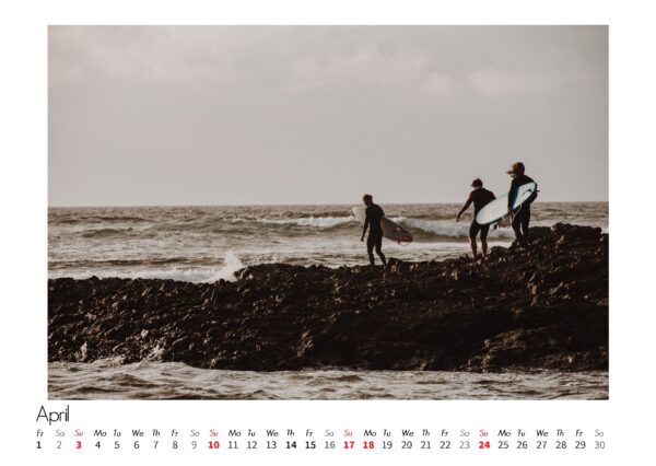 Fuerteventura Vibe calendar igorswieczak surfing