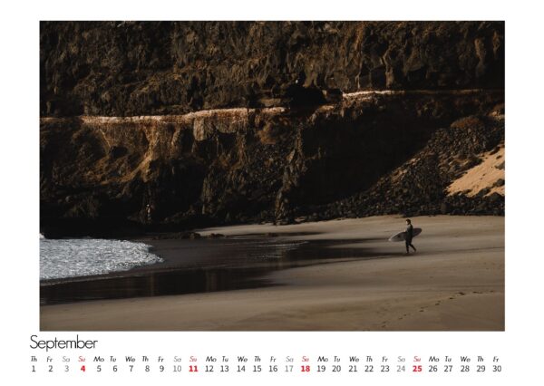 Fuerteventura Vibe calendar igorswieczak surfing