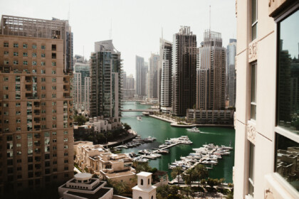 Etihad Stopover -Dubai Marina, skyscrapers city - by Igor Swieczak